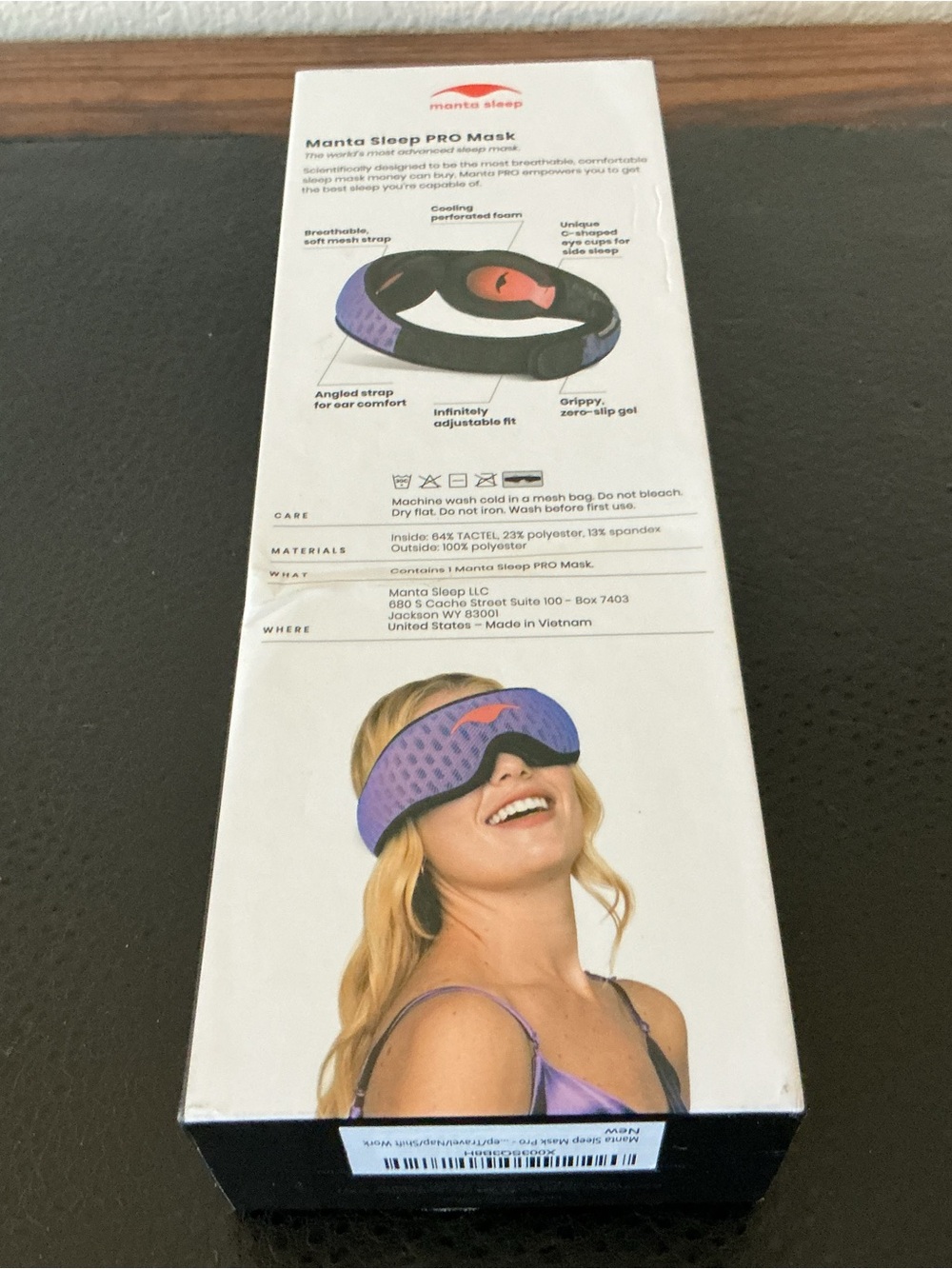 Manta Sleep Mask Pro Advanced Cooling 100% Blackout. Pre-owned. - Picture 7 of 8